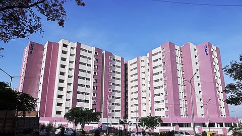 The flats are located in one ten-floored tower with 12 homes on each floor.