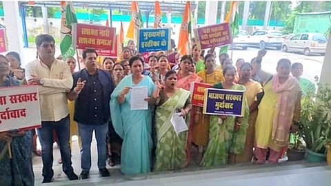 Congress protests in Uttarakhand over nurse's rape and murder.