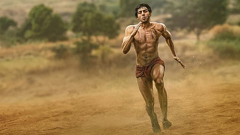 A still from the film 'Chandu Champion' starring Kartik Aaryan and directed by Kabir Khan