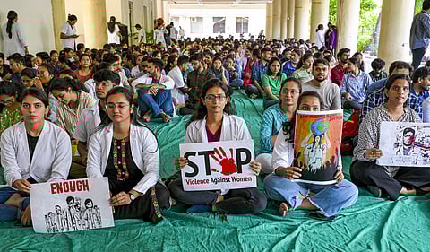 Resident doctors across the country protest against the alleged rape and murder of the trainee doctor raising questions on women's safety.
