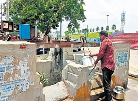 The well is a sort of an oasis in times of need.