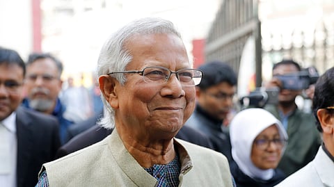 Nobel Peace Prize laureate and Bangladesh's interim leader Muhammad Yunus.