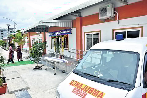 Labour Minister Vasamsetti Subash inaugurated the new ESI hospital blocks in Vijayawada on Monday.