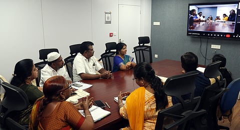 Vellore Corporation held a video conference with NGO Dogs of Coimbatore to tackle to stray dog menace in the city.