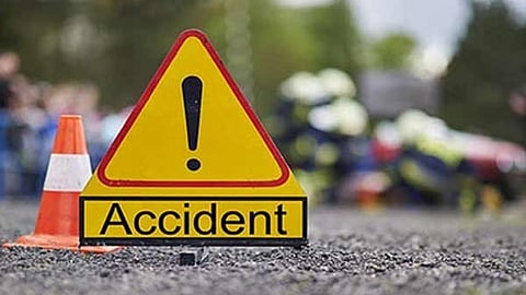 At least six people, including four members of one family, were killed early Thursday when a tempo they were travelling in was struck by a tractor.