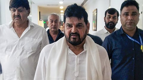 Former Wrestling Federation of India (WFI) chief and BJP leader Brij Bhushan Sharan Singh.