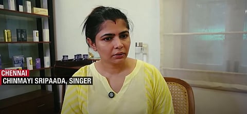 YouTube screengrab of the exclusive interview with Chinmayi Sripada on sexual abuse in the film industry