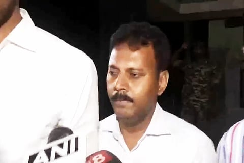 File -Former principal of the Medical College and Hospital, Dr Sandip Ghosh leaves from CBI Special Crime Branch at CGO complex, Salt Lake.