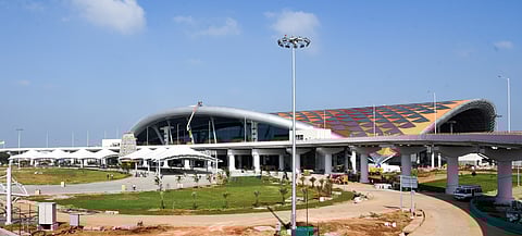 The Tiruchy international airport