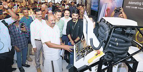 Finance Minister K N Balagopal inaugurating the startup conclave organised by the Kerala Financial Corporation