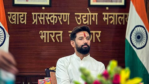 Union Minister and Lok Janshakti Party (Ram Vilas) chief Chirag Paswan.