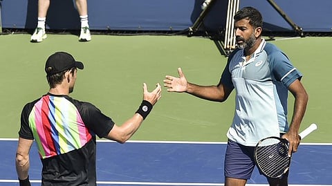 Indian-Australian duo of Rohan Bopanna and Matthew Ebden win Men's Doubles opening match.