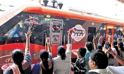 Vande Bharat Express departing from Chennai Central on Saturday