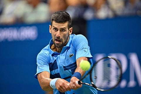 Serbia's Novak Djokovic edged closer to a semi-final showdown at the US Open on Friday