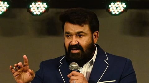 Malayalam superstar Mohanlal.