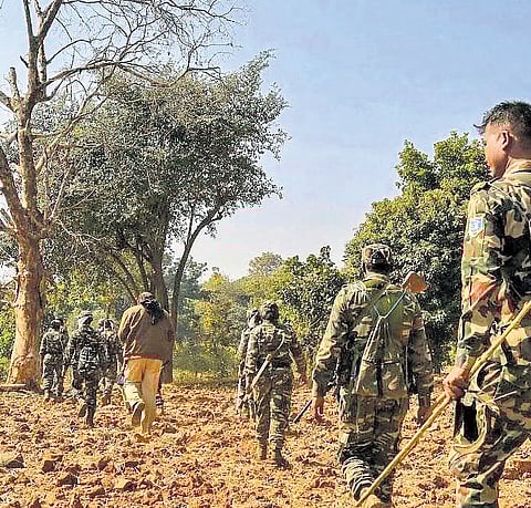 With deadline set to wipe out Naxal menace, forces get monthly targets