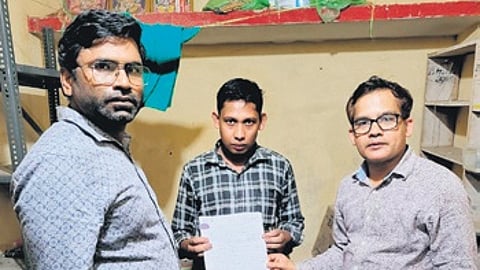 Drug control officers along with Sahu