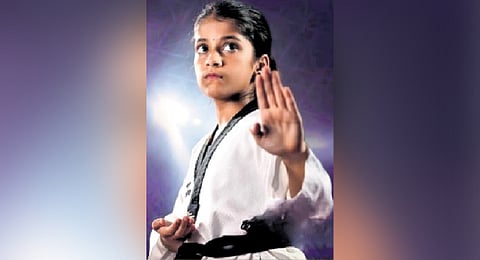 Still from trailer of 'Taekwondo Girl'