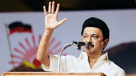 Dravida Munnetra Kazhagam (DMK) President and Tamil Nadu Chief Minister MK Stalin.