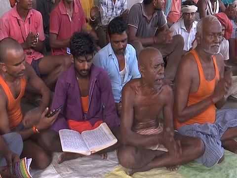 Locals in Bahraich recite Sunderkand Path to ward off wolf attacks, search for killer wolves continue