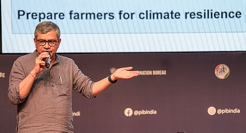 Union Minister Ashwini Vaishnaw briefs the media over cabinet decisions, in New Delhi, Monday, Sept. 2, 2024.