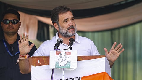 Leader of Opposition in Lok Sabha and Congress MP Rahul Gandhi.
