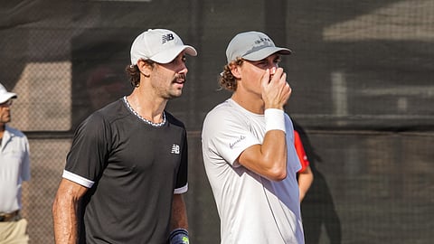 Jordan Thompson and Max Purcell