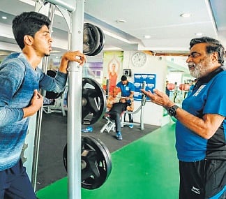 Aashu with Ambareesh