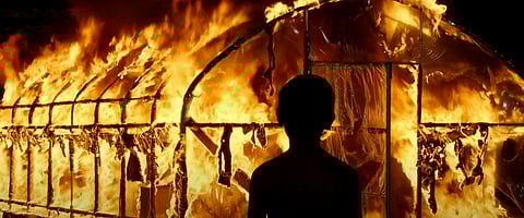 YouTube screengrab from the trailer of 'Burning'