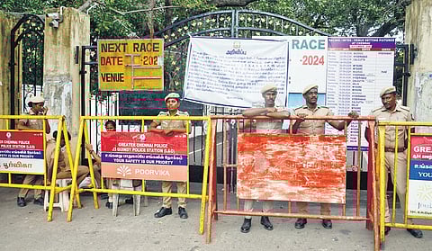 Revenue and police officials, descended on the MRC premises and sealed its gates on Monday morning