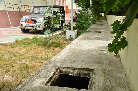 Image of open sewer used for representative purpose.