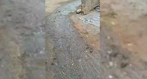 The leakage of acid from an industrial unit at SIDCO in Coimbatore.