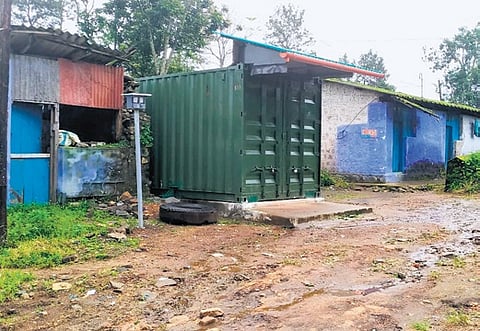 PDS items kept in a container