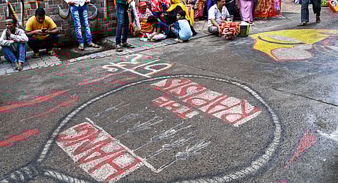 eople wait at RG Kar Medical College and Hospital as junior doctors view live proceedings of the Supreme Court hearing on the alleged rape and murder of a trainee doctor, in Kolkata, Monday, Sept. 8, 2024.