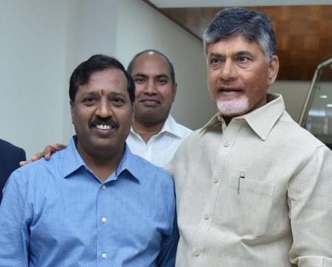 Srinivasa Rao had served as the personal secretary to Chief Minister N Chandrababu Naidu between 2014 and 2019.