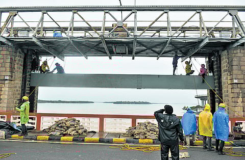 Former CM Jagan Mohan attempted to destroy barrage says Minister Nara Lokesh