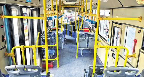 This fleet was afflicted with ventilation issues since these non-AC buses were designed using a seating layout that is primarily meant for AC buses