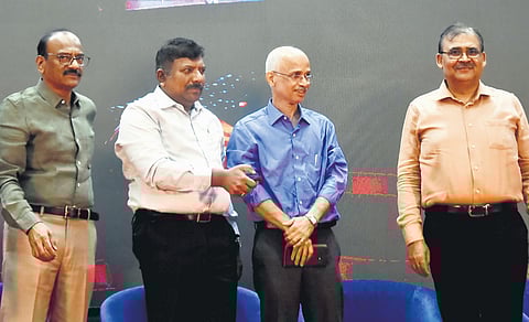 Chief Secretary N Muruganandam launching an awareness campaign on the effects of online games at MRC Nagar in Chennai on Wednesday