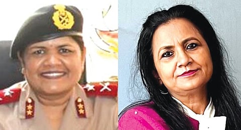 Major General Ignatius Delos Flora (L) and Prem Rose Suri (R)