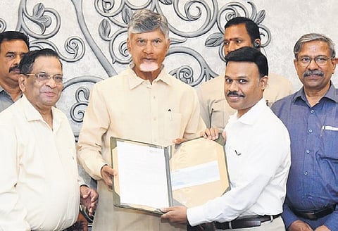 SRM-AP donates Rs 3 crore to CMRF