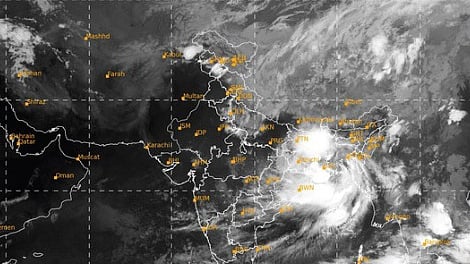 Heavy rain in Odisha today