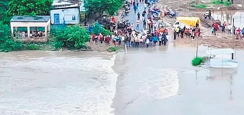 According to district emergency officials, Mayurbhanj received 496.1 mm of rainfall over the last 24 hours across its 26 blocks, with varying levels of precipitation recorded in each area.