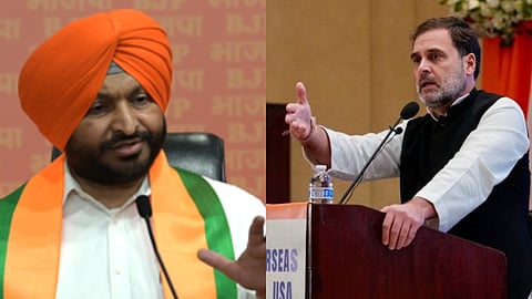 Union Minister Ravneet Singh Bittu, Congress MP and Leader of Opposition Rahul.Gandhi