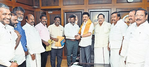 VCK chief Thirumavalavan meeting Chief Minister MK Stalin