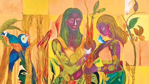 An artwork by Lawlitha Nair.