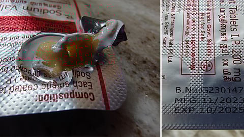 Two to three tablets in every strip were always in a viscous state.