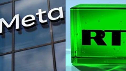 Meta said it is banning Russian state media outlets from its apps around the world due to "foreign interference activity."