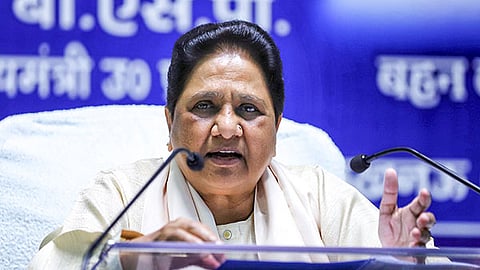 Former Uttar Pradesh Chief Minister and Bahujan Samaj Party President Mayawati.