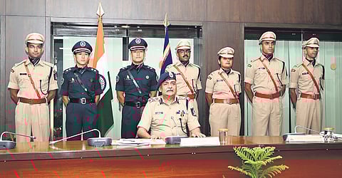 Cadets who passed out from the Sardar Vallabhbhai Patel National Police Academy's 76th batch