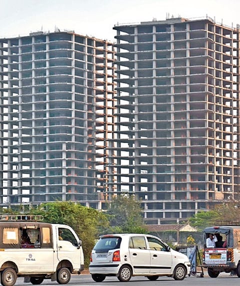 The agency hired by HYDRAA has been demolishing under-construction multistoried apartments, large buildings etc built within water bodies in Hyderabad